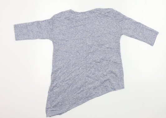 George Womens Blue Henley Jumper Size 10