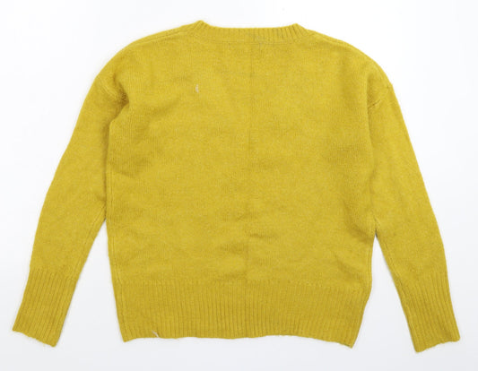 Womens UK Size XS NEXT Yellow Pullover Jumper