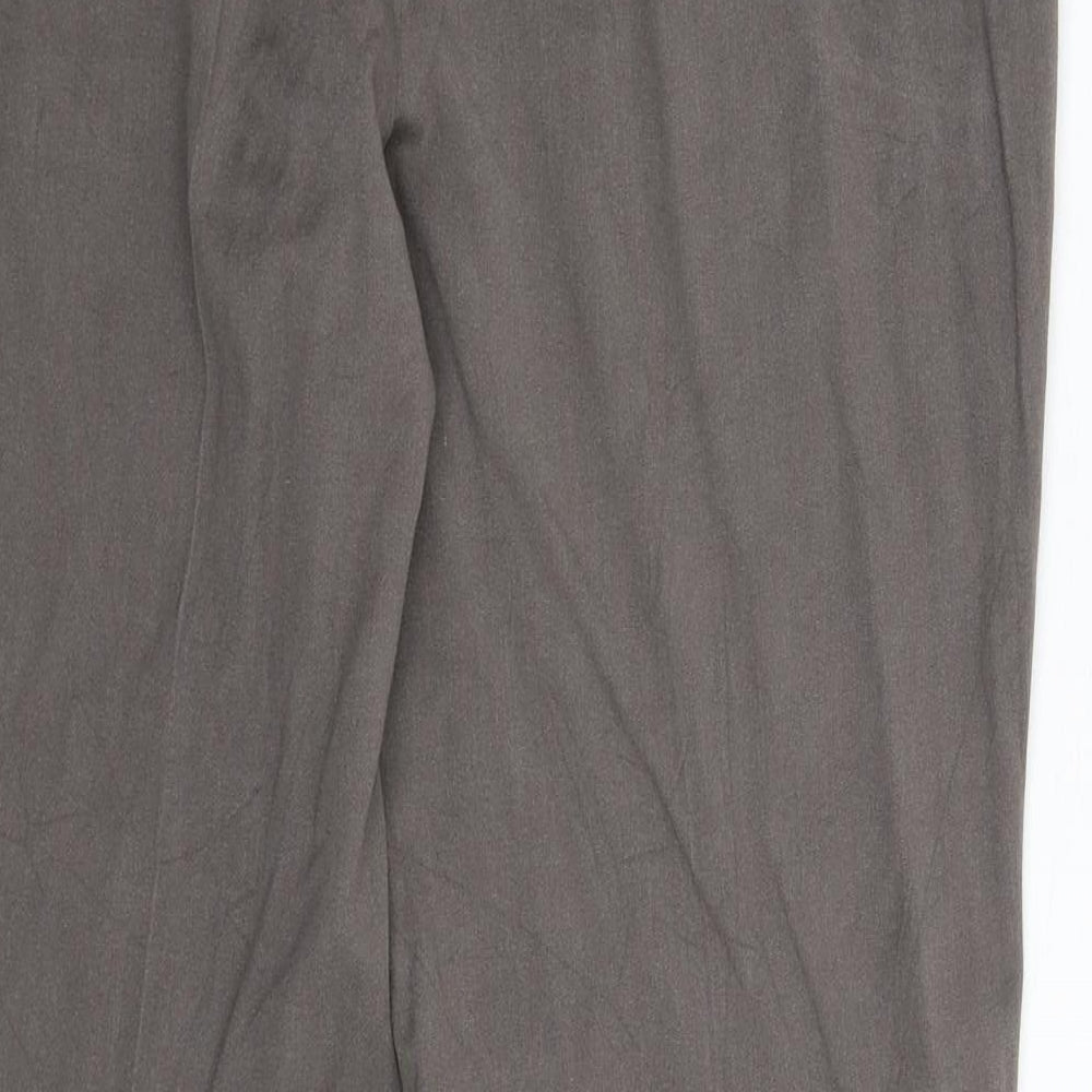Womens UK Size 12 Marks and Spencer Regular Fit Grey Trousers