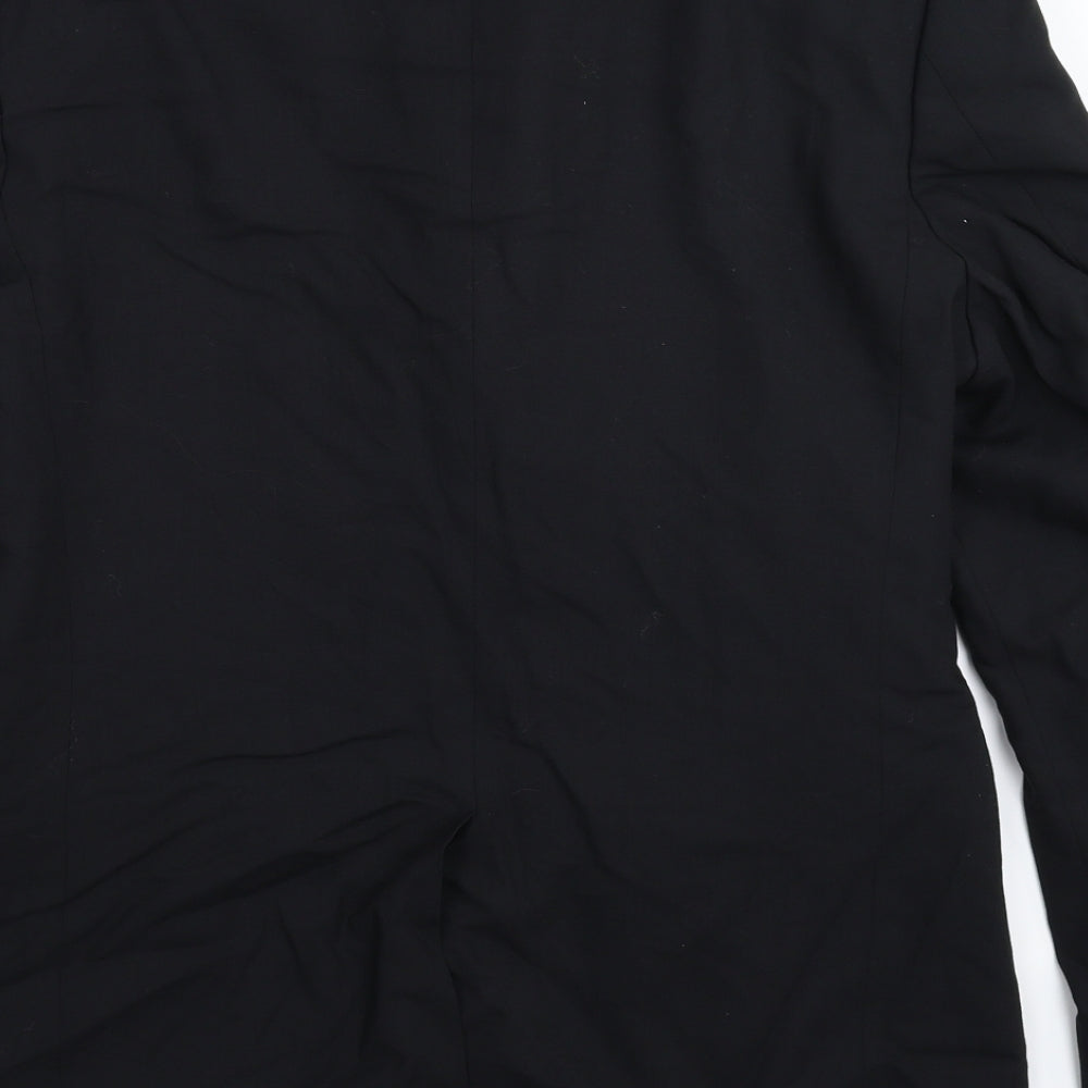 Mens UK Size 38 Burton Regular Black Suit Jacket