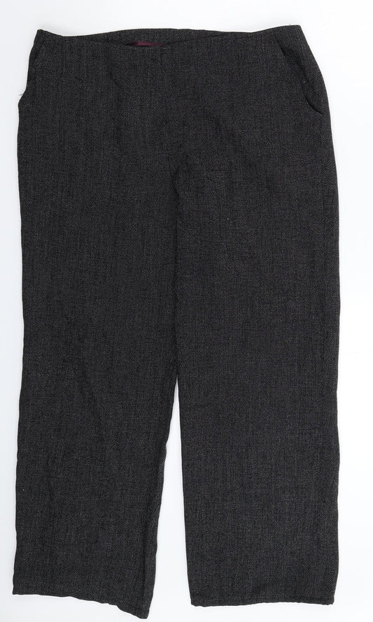 Womens UK Size 14 Autonomy Regular Fit Grey Trousers