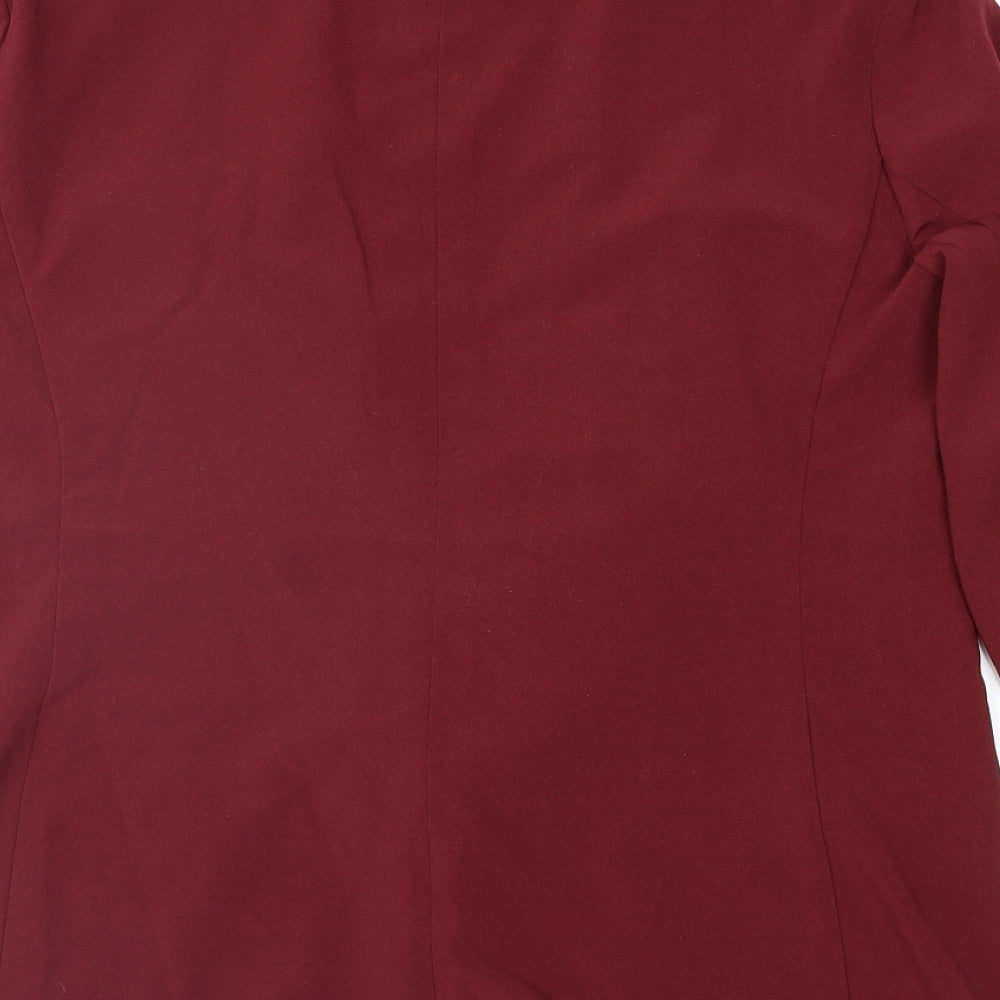 Womens UK Size 12 Marks and Spencer Red Jacket