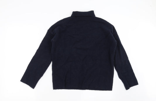 Womens UK Size S Marks and Spencer Blue Pullover Jumper