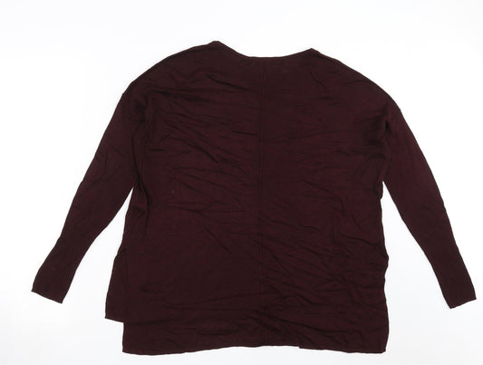 Womens UK Size XS H&M Purple Pullover Jumper