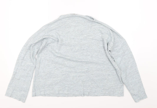 Womens UK Size S Zara Blue Pullover Jumper