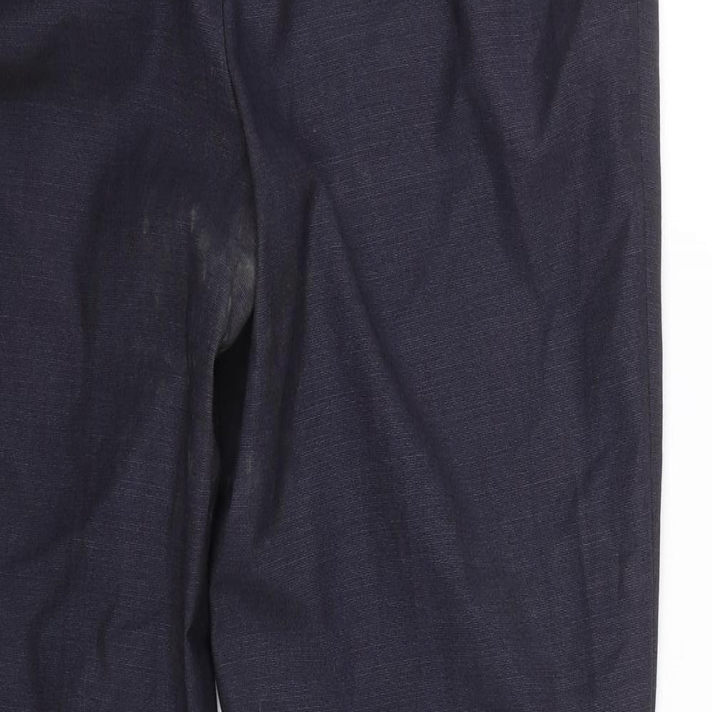 Womens UK Size 12 NEXT Regular Fit Blue Trousers