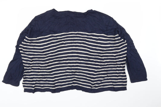 Womens UK Size M H&M Blue Pullover Jumper