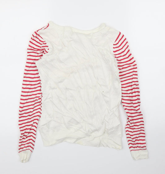 Womens UK Size 8 Dorothy Perkins White Pullover Jumper