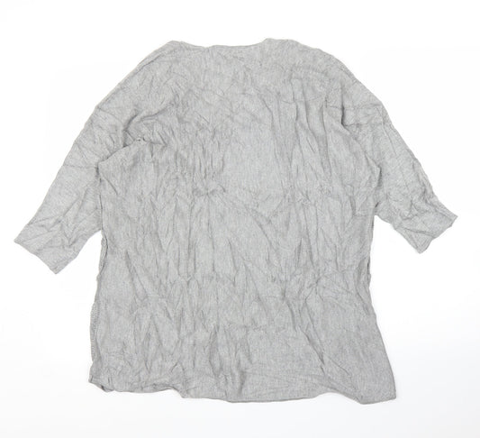 Papaya Womens Grey Basic Blouse Size M