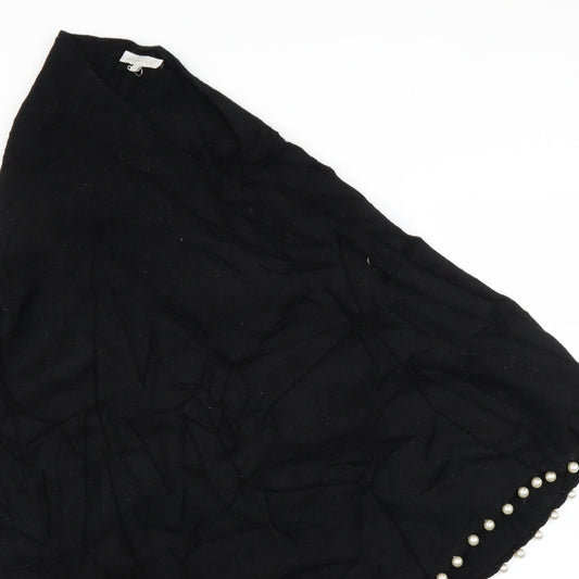 Bluoltre Womens Black Pullover Jumper One Size - Poncho, Pearls