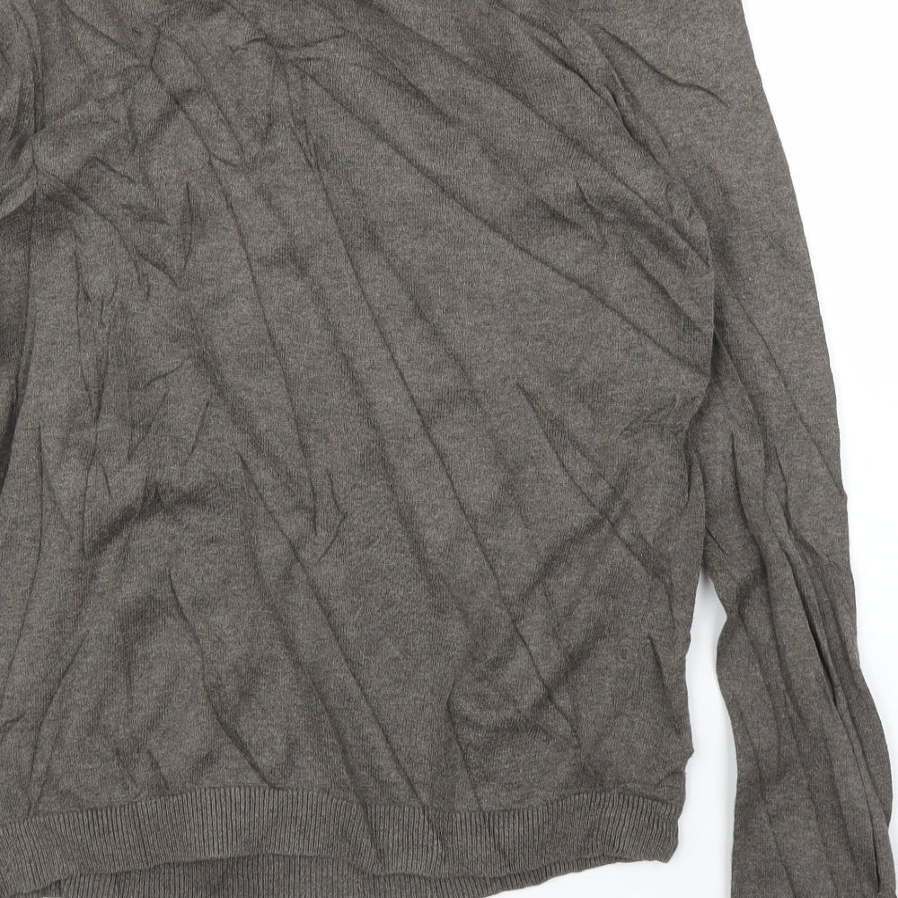 Topman Mens Brown Pullover Jumper Size S