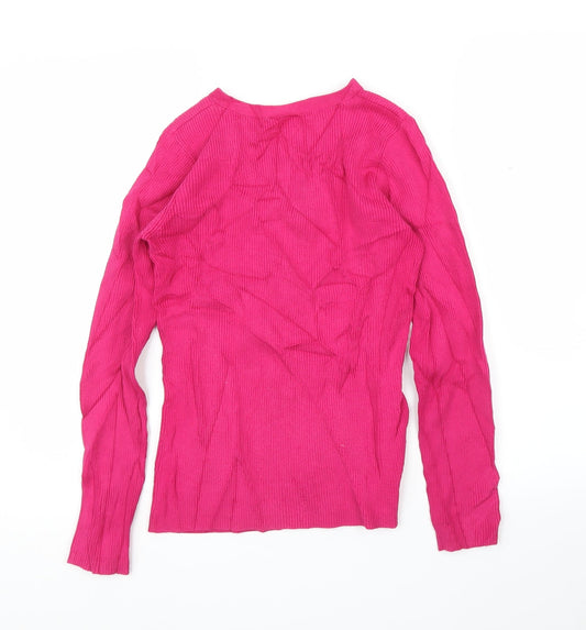 BHS Womens Pink Pullover Jumper Size 12