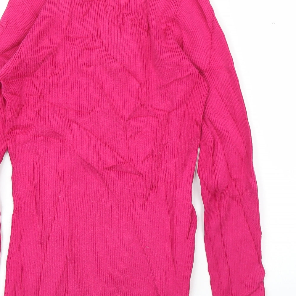 BHS Womens Pink Pullover Jumper Size 12