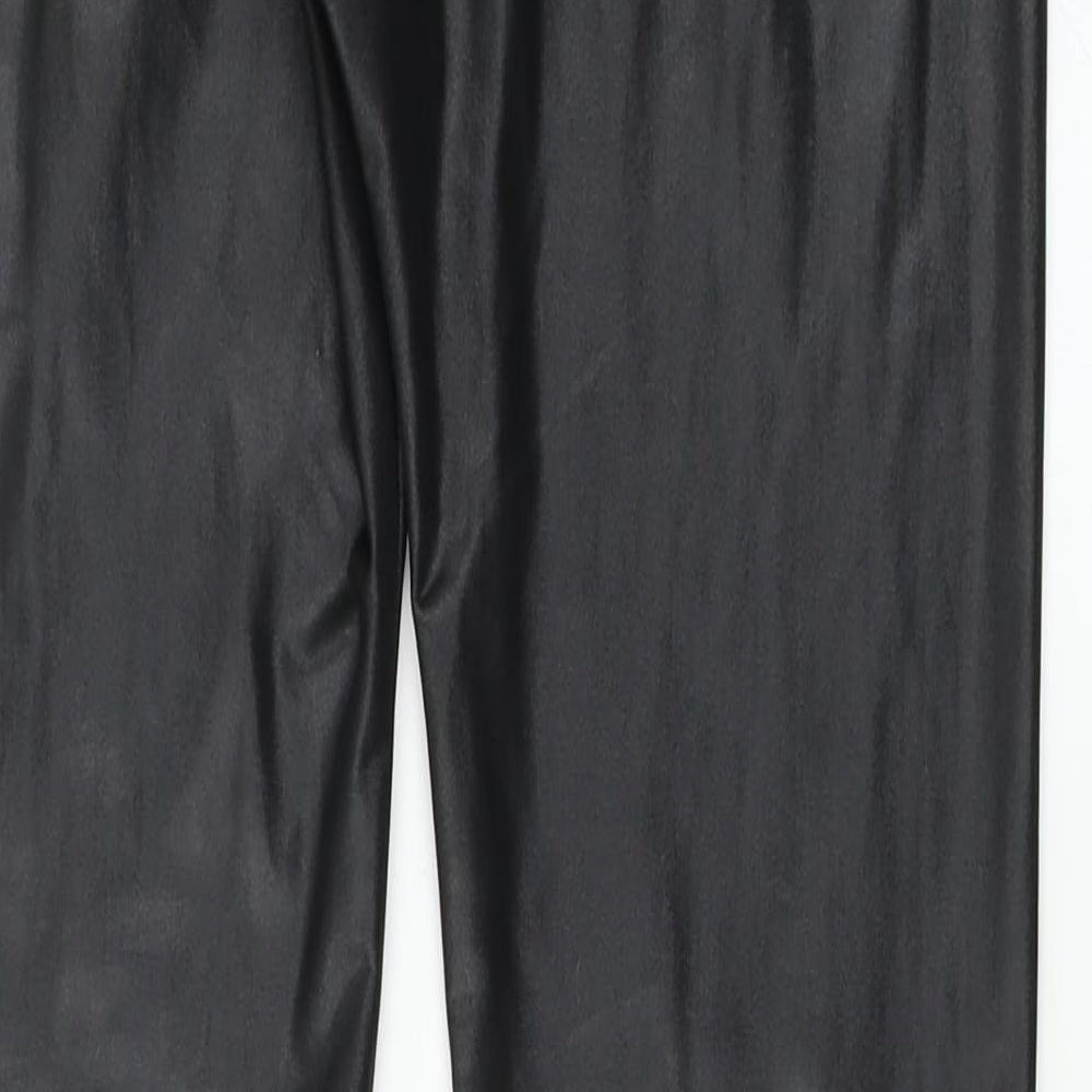 QED London Womens Black Trousers Size M L27 in