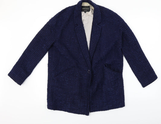 Womens UK Size 6 River Island Regular Blue Blazer