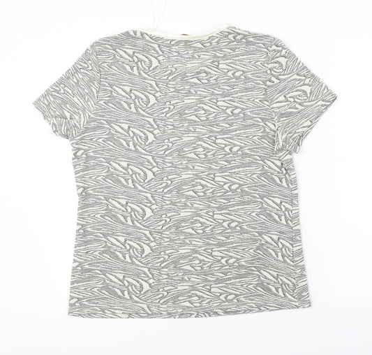 Womens UK Size L Anna rose White Basic T-Shirt