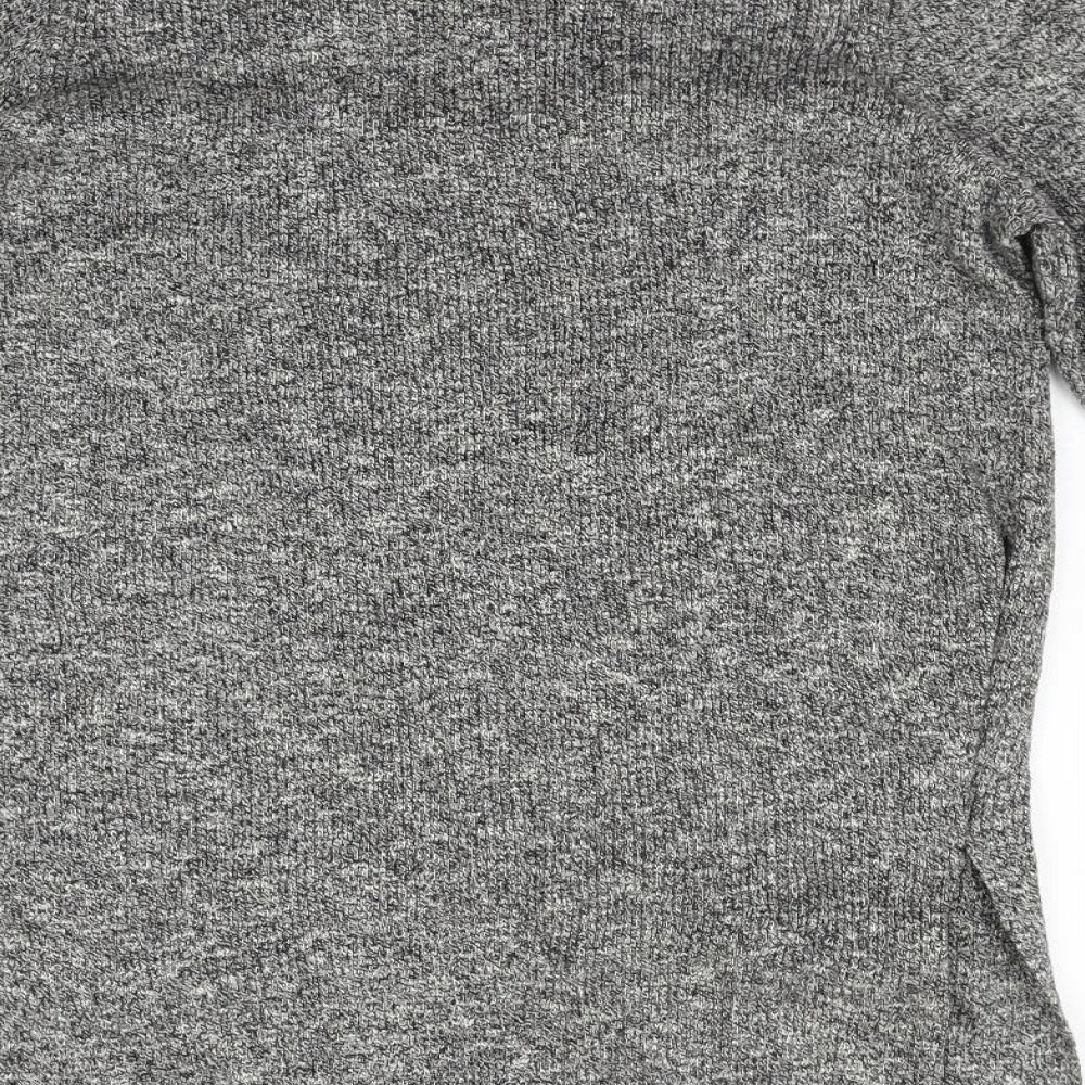 Womens UK Size 10 New Look Grey Pullover Jumper