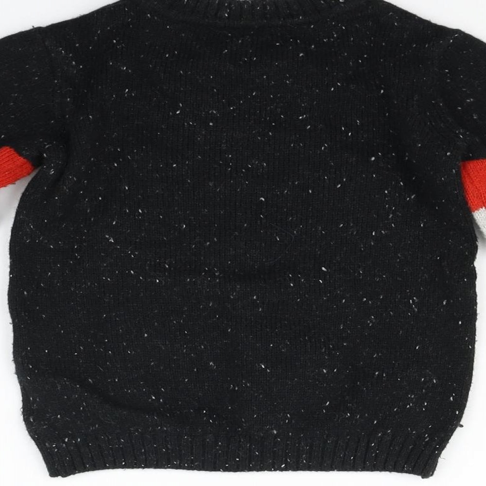 Next Girls Black Pullover Jumper Size 3 Years - christams