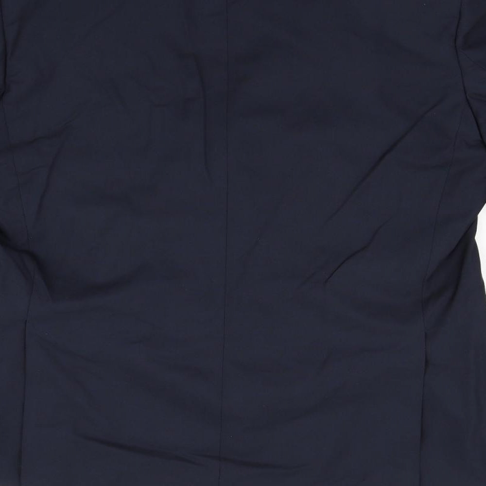 Mens UK Size 42 Marks and Spencer Regular Blue Suit Jacket