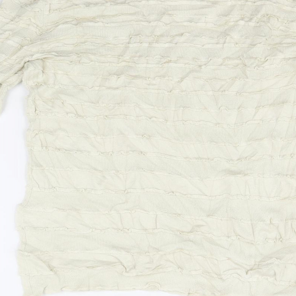 Kaliko Womens Beige Pullover Jumper Size 18