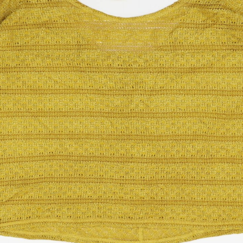 Womens UK Size 14 NEXT Yellow Pullover Jumper