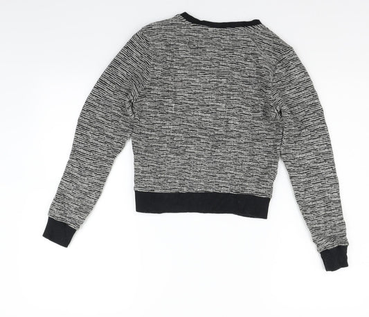 Womens UK Size 6 Topshop Grey Pullover Jumper