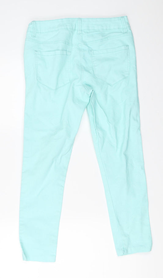 George Womens Blue Skinny Jeans Size 8 L24 in