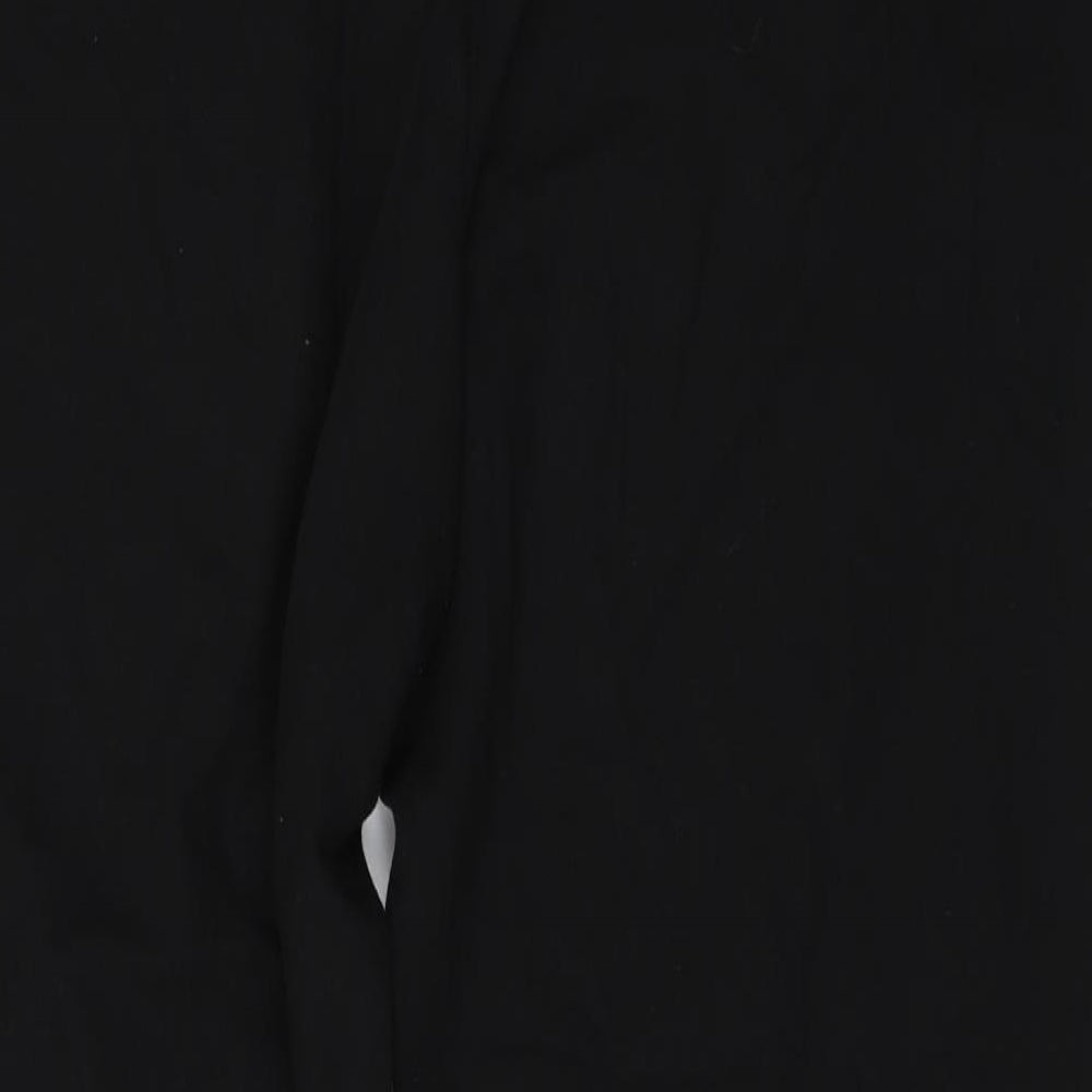 Womens UK Size 10 Marks and Spencer Regular Fit Black Trousers