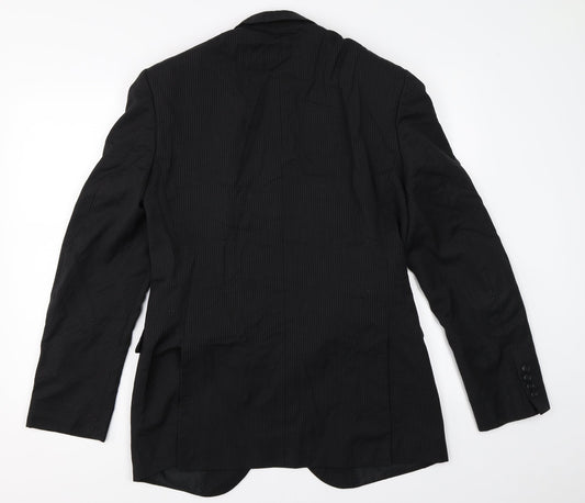Mens UK Size 38 Marks and Spencer Regular Black Suit Jacket