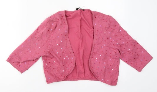 Womens UK Size 10 Coast Pink Cardigan Jumper