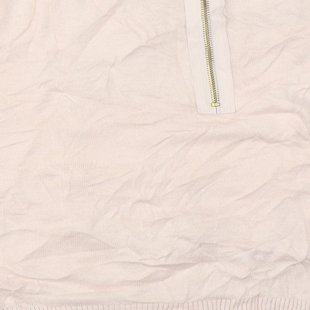 Womens UK Size 6 Topshop Beige Pullover Jumper