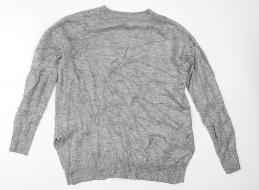 F&F Womens Grey Pullover Jumper Size 8