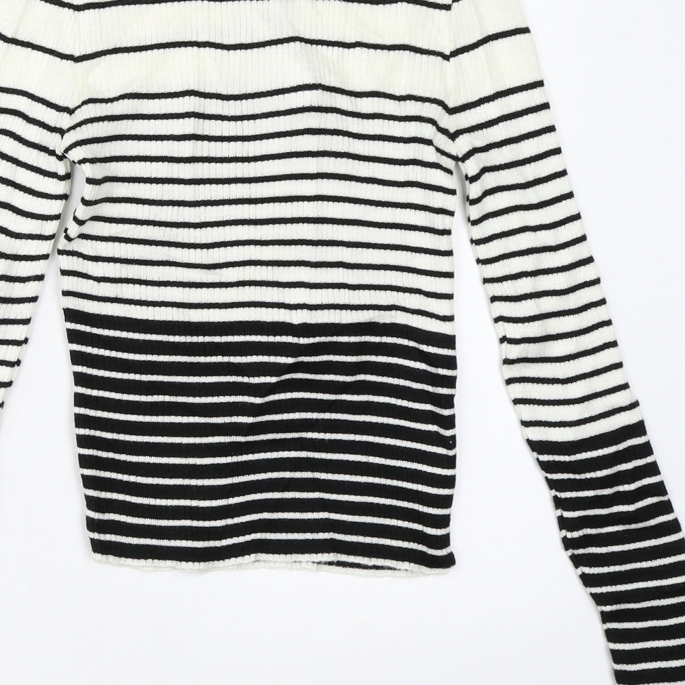 Womens UK Size M Topshop Ivory Pullover Jumper