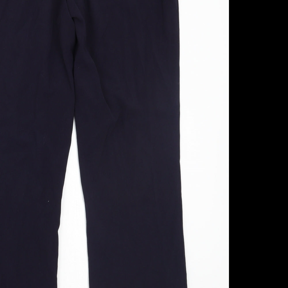 Womens UK Size 16 Savoir Regular Fit Blue Trousers