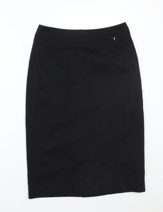 Precis Womens Black A-Line Skirt Size 10