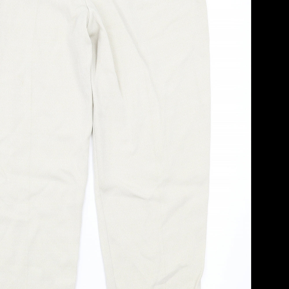 Prima Womens Beige Trousers Size 14 L26 in