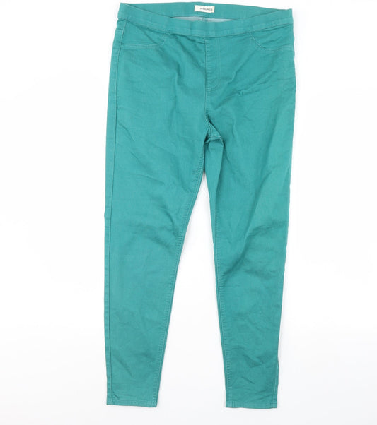 Marks & Spencer Womens Green Jegging Jeans Size 36 in L29 in