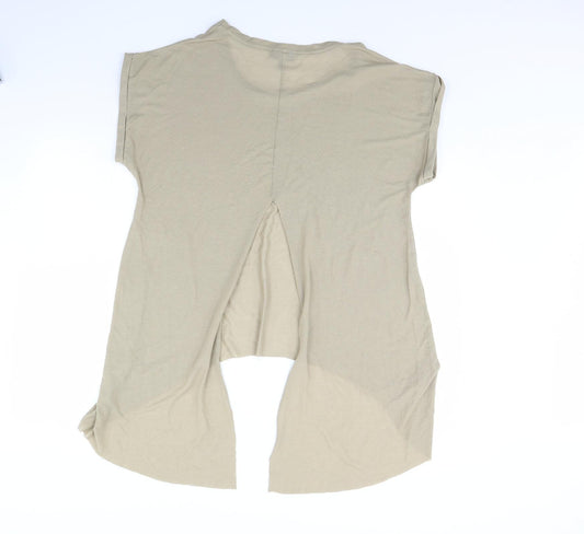 Topshop Womens Green Basic Blouse Size 12