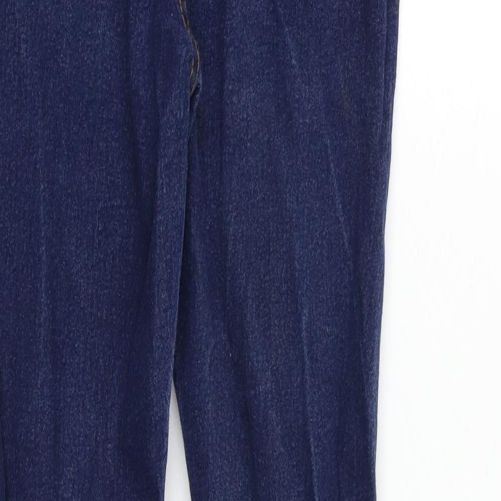 Boohoo Womens Blue Skinny Jeans Size 8 L30 in