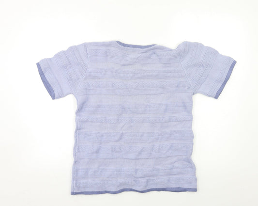 Daxon Womens Blue Pullover Jumper Size 10