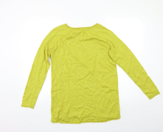 Womens UK Size S H&M Yellow Pullover Jumper