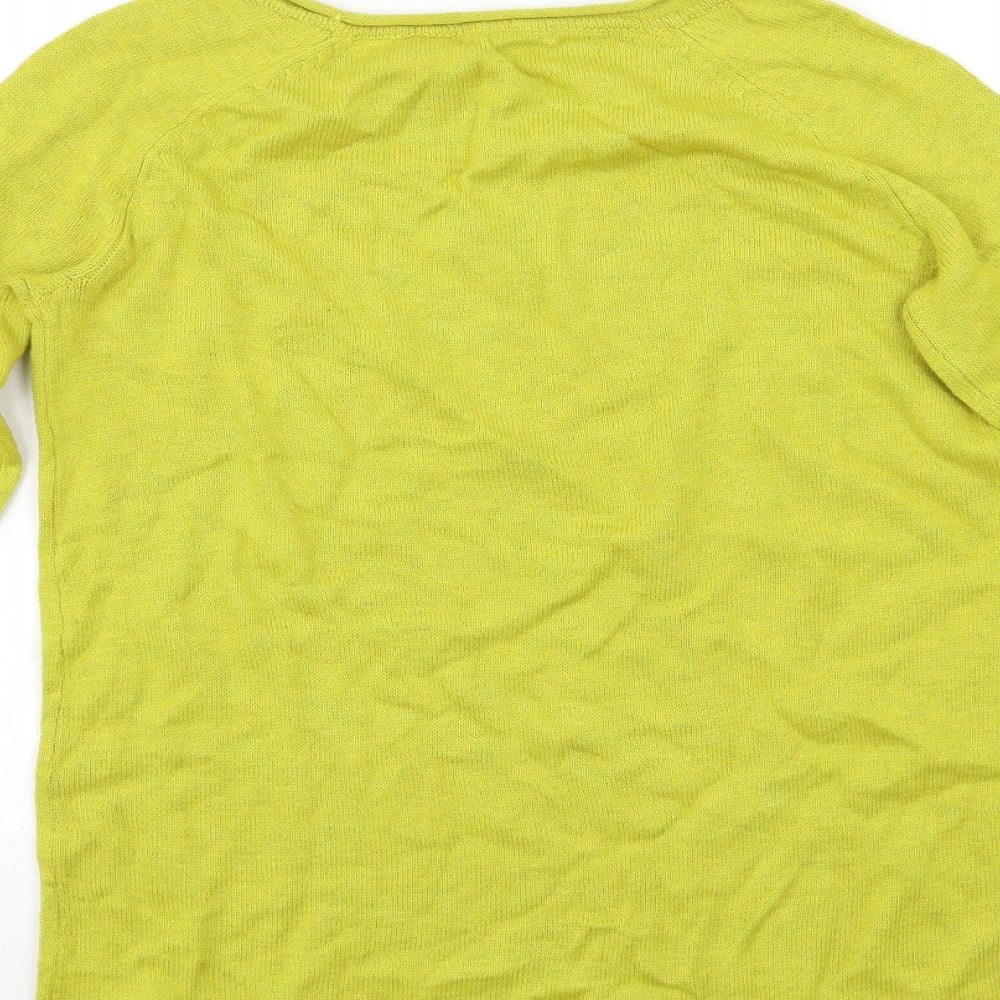 Womens UK Size S H&M Yellow Pullover Jumper