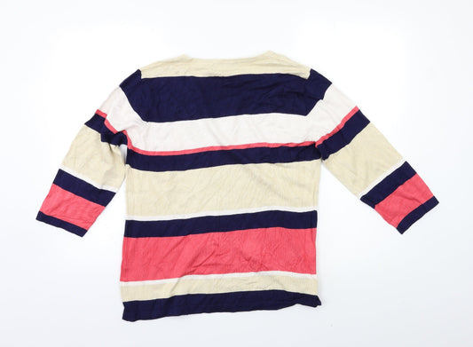Womens UK Size L Alexara Multicoloured Pullover Jumper