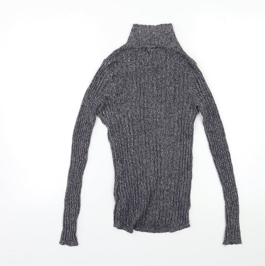 H&M Womens Grey Pullover Jumper Size XS
