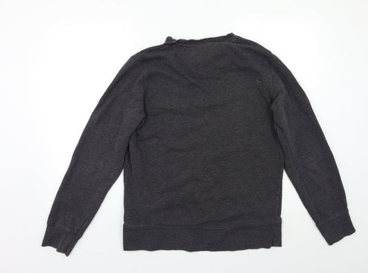 Mens UK Size L Brave Soul Grey Pullover Sweatshirt