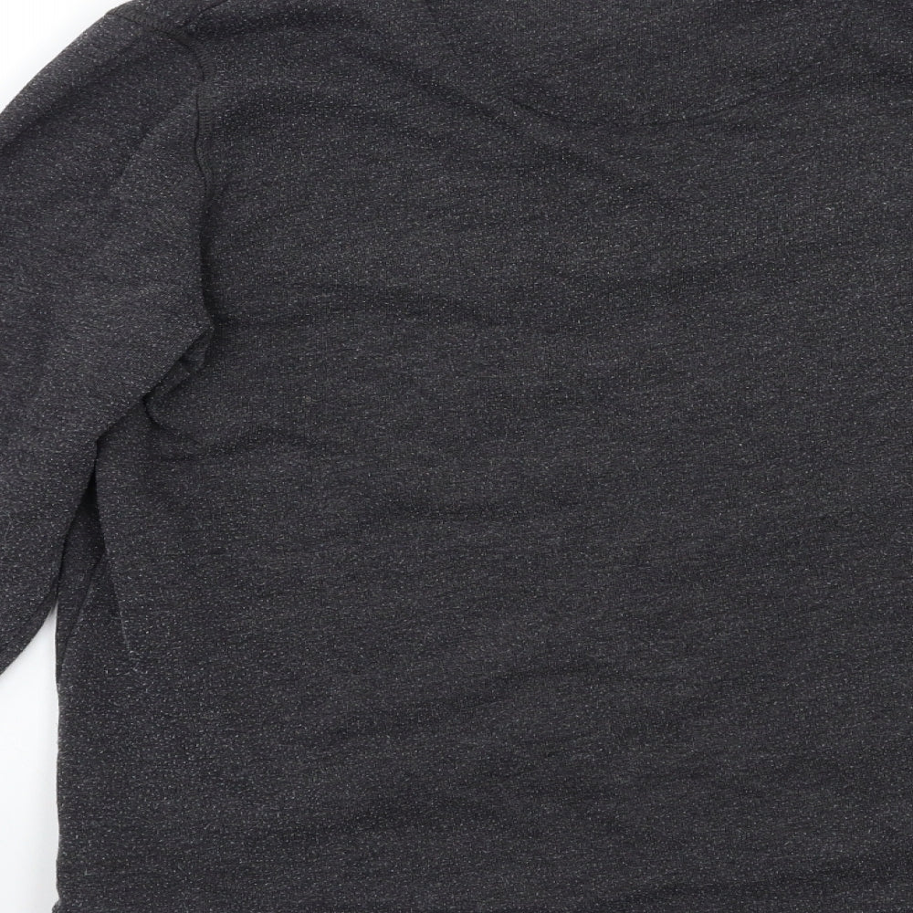 Mens UK Size L Brave Soul Grey Pullover Sweatshirt