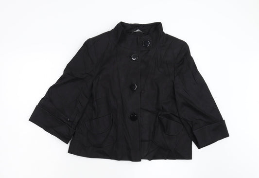 Womens UK Size 10 BHS Black Jacket