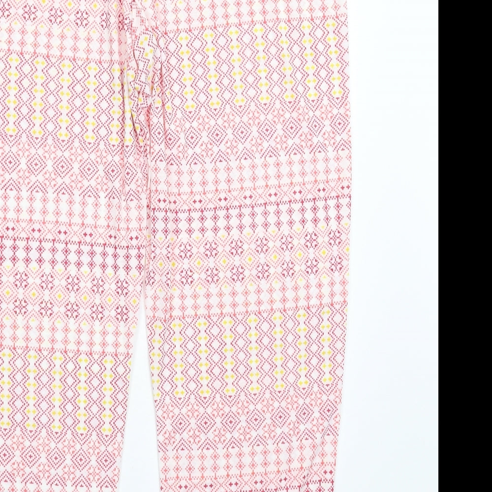 Womens UK Size XL Damart Regular Fit Multicoloured Trousers
