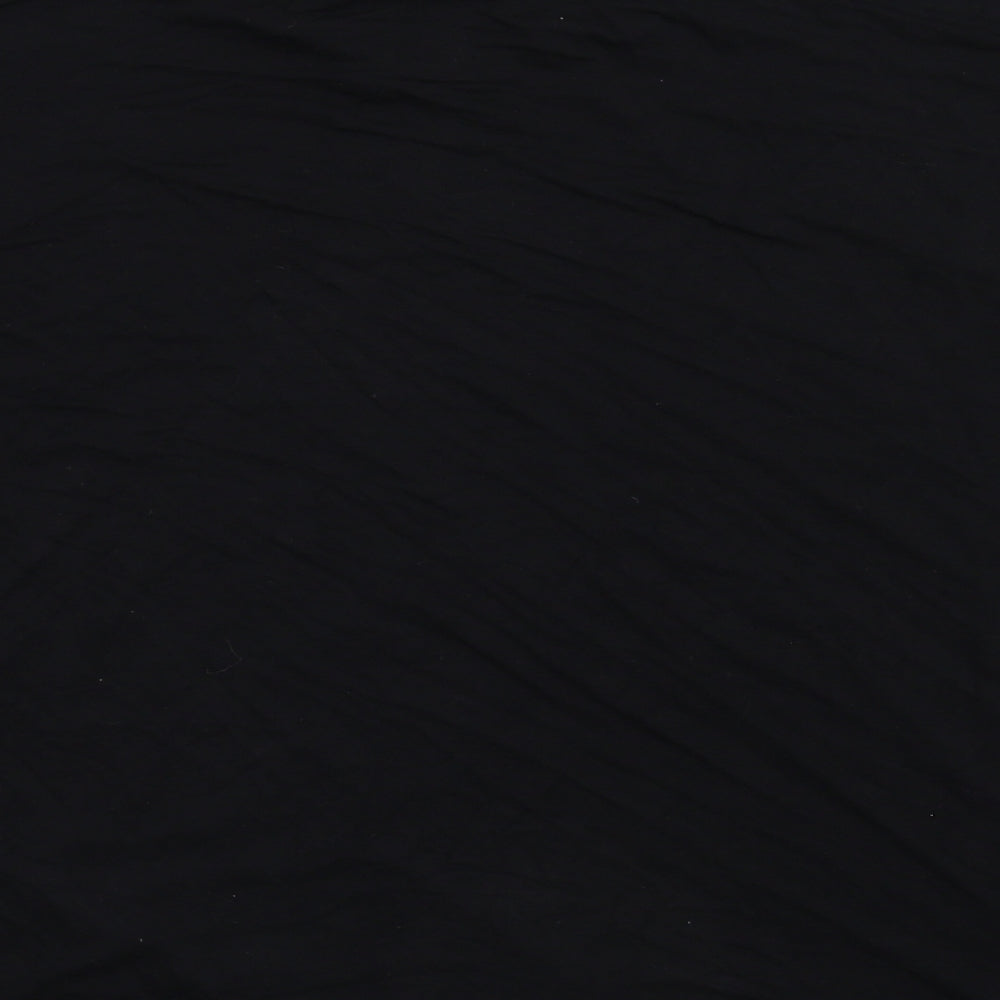 F&F Womens Black Geometric Basic Blouse Size 12