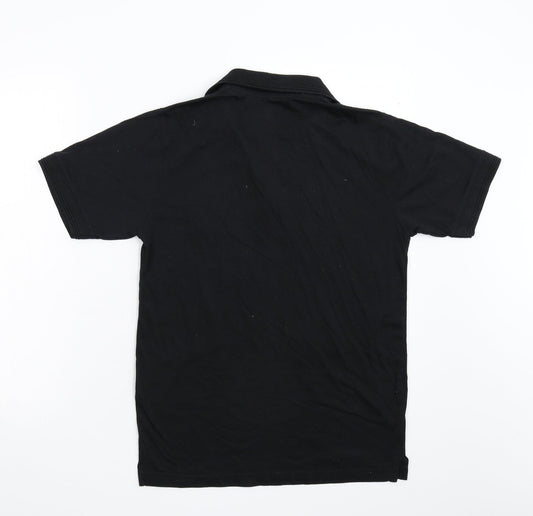 Out Class Mens Black Polo Size M